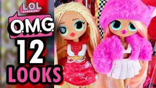 LOL Surprise OMG Doll Fashions - 12 More DIY Style Pack Looks! #instantryplay