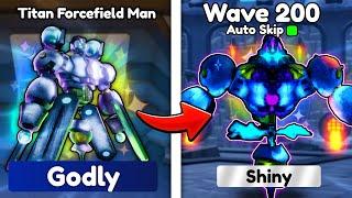 NEW TITAN FORCEFIELD MAN is SO COOL.. (Toilet Tower Defense)