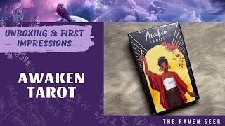 UNBOXING: AWAKEN TAROT - what a refreshing take on RWS!