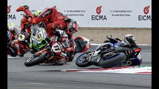 2024 WorldSBK Magny Cours Round - RACE 1 Highlights: DUCATI fails to recover, TOPRAK smiles