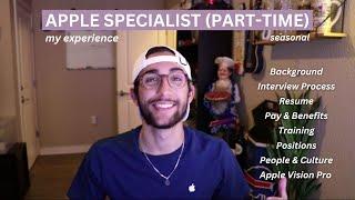 MY EXPERIENCE WORKING AT APPLE AS A SALES SPECIALIST | @Apple