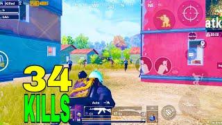 34+ kills | Duo vs squad | PUBG MOBILE | GUNNER GAMING