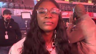 Claressa Shields REACTS to Jake Paul BEATING Mike Tyson and says Amanda Serrano LOST to Katie Taylor