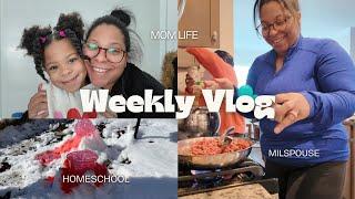 Week in the Life of a SAHM + Army Wife | Homeschool, Grocery Haul, Cook with Me, New House Tour