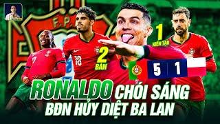 RONALDO LẬP SIÊU PHẨM ĐẲNG CẤP, BỒ ĐÀO NHA HỦY DIỆT BA LAN