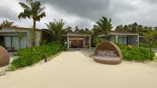 #maldives Kuda Villingili Resort Maldives | Beach Villa with pool | room tour.