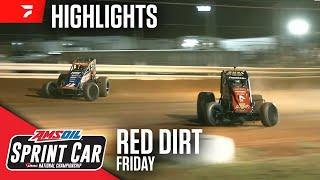 Friday Feature | USAC National Sprint Cars at Red Dirt Raceway 10/25/24 | Highlights