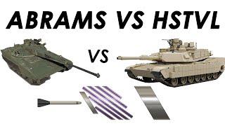 Abrams vs HSTVL Armor Simulation