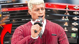 Universe Mode in WWE 2K25…but with a TWIST! (Tips & Tricks)