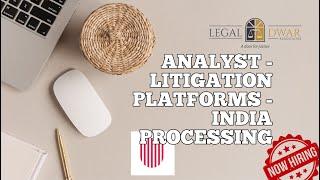 Analyst - Litigation Platforms - India Processing - UnitedLex | Blaze Trails in the Legal Landscape