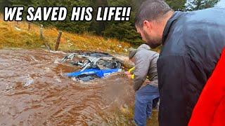 FLOODS Of Strata Florida! Dangerous rescue!