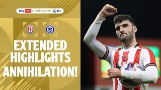 ANNIHILATION! | Stoke City v Portsmouth extended highlights