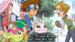 Digimon Funny Car Scene