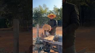 Wood splitting process, #shorts #trending #automobile #youtubeshorts #cuttingskils #agriculture