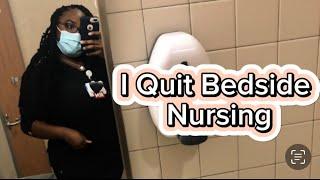 Why I Chose to Leave Bedside Nursing as a New Grad Nurse | + Tips to Actually Leave