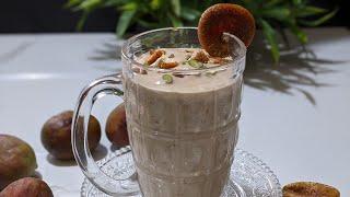 Anjeer Milkshake | Fresh Figs Milkshake | अंजीर मिल्कशेक | Fresh Figs Smoothie