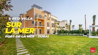 Stunning 5 Bed Villa in Sur La Mer, Port De La Mer - Dubai