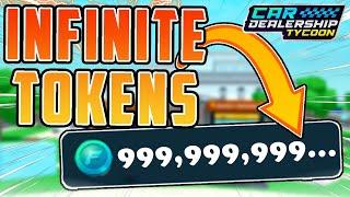 I Have INFINITE TRADING TOKENS In Car Dealership Tycoon! Here is How!!