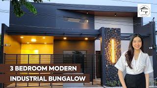 3-Bedroom Modern Industrial Bungalow Model House in Pampanga - House Tour Episode 9