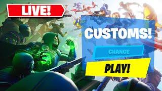  LIVE FORTNITE DAY OF DOOM LTM SEASON 4 CUSTOMS  WITH VIEWERS CHAPTER 5 EU