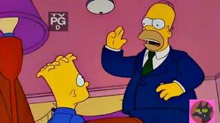 Robar?! No has aprendido nada del que nos da sermones, ese Capitán no sé que! Los Simpson