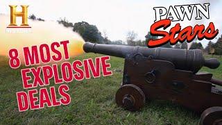 EPIC & EXPLOSIVE CANNONS (8 Crazy Expensive Deals) | Pawn Stars | History