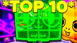 TOP 10 LUCKIEST YOUTUBERS EVER In Pet Simulator X! 