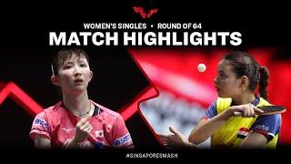 Hina Hayata vs Mariam Alhodaby | WS R64 | Singapore Smash 2023