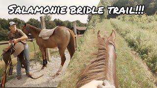 HORSEBACK RIDING AT SALAMONIE RESERVOIR / gopro hero 8