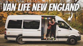 72 HOURS OF VAN LIFE IN NEW ENGLAND (this is what it's really like)