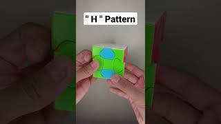 H PATTERN On Fluffy Cube #shorts #viral #howto #cube #tutorial #rubikscube #pattern #rubickcube