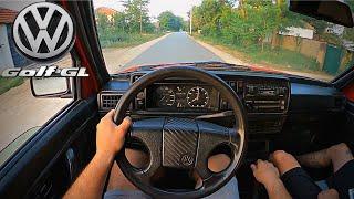 Volkswagen Golf 2 1.6 GL (1984) - POV Drive