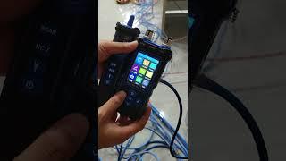 nf 8508 fiber optical meter tracing rj45 That lan cable was broken  #cabletester #noyafa #cabling