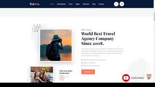 Travio  Travel Agencies WordPress Theme tourism travel agency Website Builder