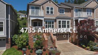 Luxury townhome style property in Lake Oswego! ~ Video of 4735 Amherst Ct.