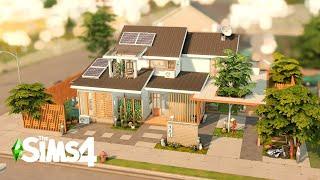 Eco Family House in Evergreen Harbor  | Stop Motion Build | The Sims 4 | No CC