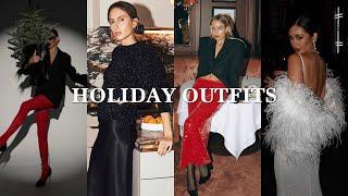 크리스마스 시즌 연말 파티룩 코디팁! / HOLIDAY OUTFITS / 핀터레스트룩