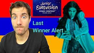 Armenia Junior Eurovision 2021. Reaction/Reacción Maléna Qami Qami (english subtitles) JESC 2021.