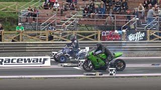 Motorbike vs Quadbike - Drag Racing | Which is Faster?