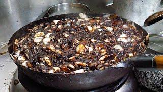 Onions instead of water! Make 200 servings of black bean noodles - korean street food