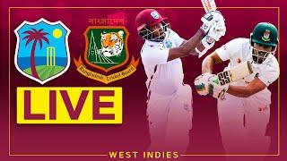  LIVE | West Indies v Bangladesh | 1st Test | Day 1