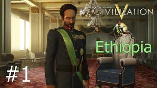 Let's Play Sid Meier's Civilization V | Lekmod | Ethiopia: Part 1 Got To Have Faith!