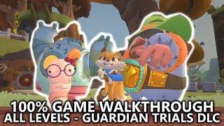 Super Lucky's Tale - Guardian Trials DLC - 100% Game Walkthrough - All Medals, Levels & Achievements