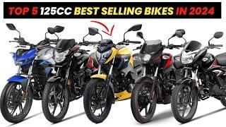 Top 5 125cc Best Selling Bikes in April 2024 | Price? | Best Bikes to buy in 2024