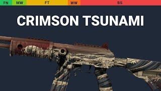 Galil AR Crimson Tsunami - Skin Float And Wear Preview