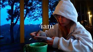 4am morning routine (Resetting my body clock vlog)
