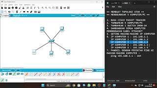 MEMBUAT TOPOLOGI STAR DENGAN APLIKASI CISCO TRACKER