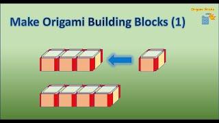 Make 3D Origami Building Blocks (1) | Origami Bricks and Tiles