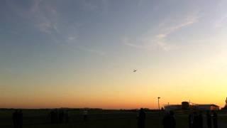 Summers evening private display of a Spitfire flypast