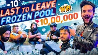 Last to leave the FROZEN POOL wins Rs10 LAKH !! (#2)